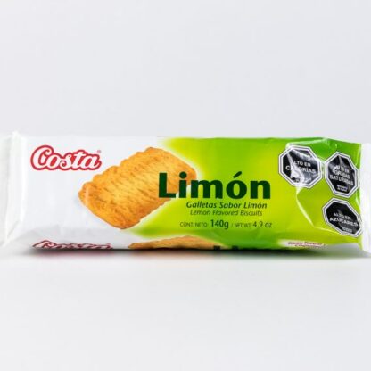 Galletas Costa sabor a Limon 140gm